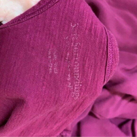 Soft Surroundings Raspberry Pink Sleeveless Mini Dress Keyhole Back Boho Medium - Picture 6 of 6